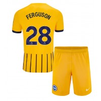 Maglie da calcio Brighton Evan Ferguson #28 Seconda Maglia Bambino 2024-25 Manica Corta (+ Pantaloni corti)